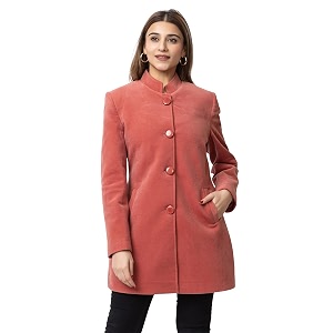 twenty me winter wear casual wear soft amp warm full sleeve wool blend coat for women39s 4126