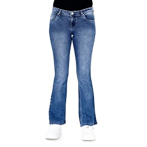 TWGE - Womens Mid Rise Bootcut Jeans