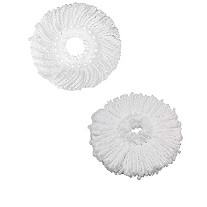 microfibre mop head refill white - set of 10