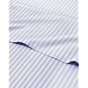 Striped Twin Size Sheets Set, 3 Pieces, 16" Deep Pocket - Blue Sky