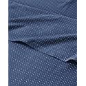 Twin Sheets Set, 3 Pieces 16" Deep Pocket Hotel Luxury, Navy Microdots