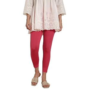 twin birds women viscose high ankle leggings  stretch cropped length pant