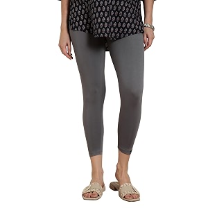 twin birds women viscose high ankle leggings  stretch cropped length pant