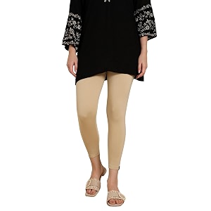 twin birds women viscose high ankle leggings  stretch cropped length pant
