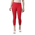 TWIN BIRDS Women Viscose High Ankle Leggings | Stretch Cropped Length Pant