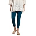 TWIN BIRDS Women Viscose High Ankle Leggings | Stretch Cropped Length Pant