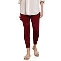 TWIN BIRDS Women Viscose High Ankle Leggings | Stretch Cropped Length Pant
