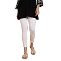 TWIN BIRDS Women Viscose High Ankle Leggings | Stretch Cropped Length Pant