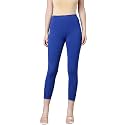 TWIN BIRDS Women Viscose High Ankle Leggings | Stretch Cropped Length Pant