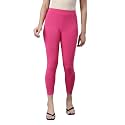 TWIN BIRDS Tailored Cut &amp; Classic Fit Stretchable Viscose Elasthane Fabric Mid-Rise Skinny Fit High Ankle Length/Cropped Length Leggings for Women