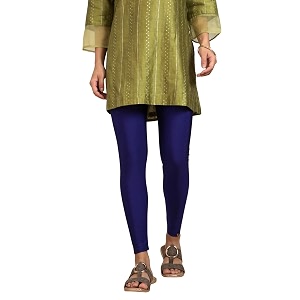 twin birds shimmer leggings for women  shiny stretch ethnic wear pants