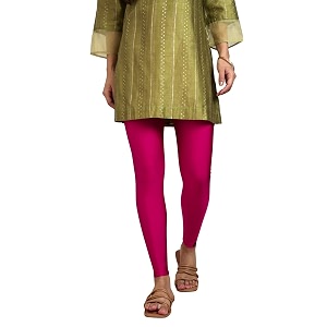 twin birds shimmer leggings for women  shiny stretch ethnic wear pants