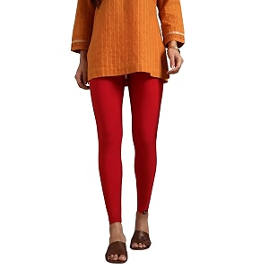 twin birds shimmer leggings for women  shiny stretch ethnic wear pants