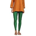TWIN BIRDS Shimmer Leggings for Women | Shiny Stretch Ethnic Wear Pants