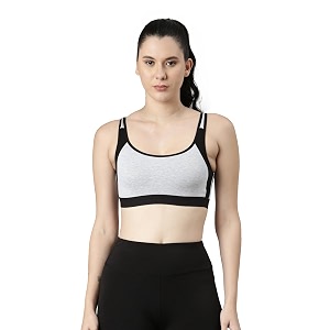 TWIN BIRDS Women Contrast Sports Bra
