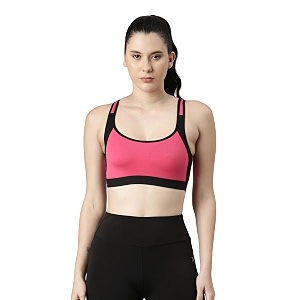 TWIN BIRDS Women Contrast Sports Bra