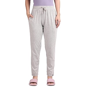 TWIN BIRDS Women Cotton Textured Night Pant