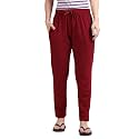 TWIN BIRDS Women Cotton Textured Night Pant