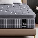 Twin Mattress, 10 Inch Gel Memory Foam Hybrid Mattress, Medium Firm