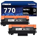Twin Pack TN770 Compatible Toner Cartridge Replacement for Brother TN-770 TN770 Toner for Brother Printer HL-L2370DW L2370DWXL MFC-L2750DW L2750DWXL 4,500 Page (Package May Vary)