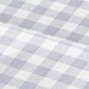 Twin XL Sheets Set, 3 Pieces 16" Deep Pocket Hotel Luxury, Grey Gingham