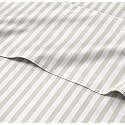 Striped Twin XL Sheets Set, 3 Pieces, 16" Deep Pocket - Metro Pinstripe