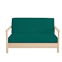 Twin-XL Size Futon Covers - 100% Egyptian Cotton Futon Slipcover Teal