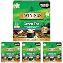 Twinings Green Tea with Jasmine, Caffeinated, Tea Bags, Box, 100 Count (Pack of 4)