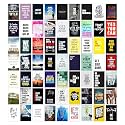 Twinster Paper Aesthetic Motivational Stickers Collage Kit, Set Of 63 Poster For Room Decoration, Home Décor Items Self-Adhesive Wall Stickers Size:4.0X6.0 Inches