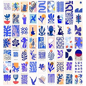 twinster cardboard aesthetic wall stickers collage kit set of 63 poster for room decorationhome decor items self-adhesive size 40x60 inches