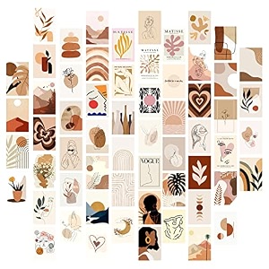 twinster vinyl aesthetic wall stickers collage kit set of 60 poster for room decorationhome dcor items self-adhesive wall stickers size 40x60 inches