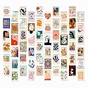 Twinster Aesthetic Wall Stickers Collage Kit, Set of 60 Poster for Room Decoration,Home Décor Items, Self-Adhesive Wall Stickers Size: 4.0x6.0 Inches-ART CARD