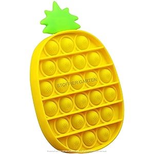 twisha enterprise pop it fidget toyspush pop bubble fidget sensory toyautism special needs silicone fidget toy sensory toys novelty gifts for girls boys kids adults pineapple