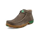 Twisted X Men's Chukka Driving Moc Boot, Deep Taupe &amp; Kelly Green, 10.5 M