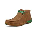 Twisted X Men's Chukka Driving Moc Boot, Burnt Sand &amp; Kelly Green,