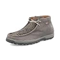Twisted X Men's Chukka Driving Moc Shoes, Grey &amp; Grey Elephant, 7 M