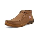 Twisted X Men's Chukka Driving Moc Boot, Camel &amp; American Flag, 10.5 M