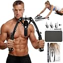 Twister Arm Trainer, Adjustable Hydraulic Power 22-440lbs with Ab Roller