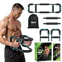 Twister Arm Trainer for Men, Chest Workout Equipment 5-Level Adjustable (40-130lb) with Ergonomic 27° Targets Biceps/Clip/Thigh, Portable Exerciser for Home Gym Travel Fitness