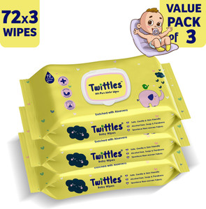 Twittles Soft Gentle Baby Cleansing Wipes