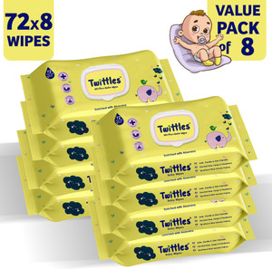 Twittles Soft Gentle Baby Cleansing Wipes