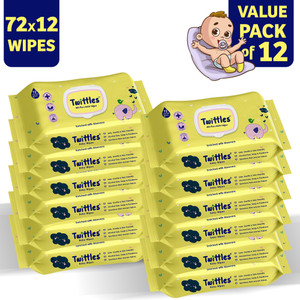 Twittles Soft Gentle Baby Cleansing Wipes