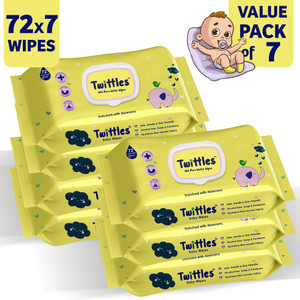 Twittles Soft Gentle Baby Cleansing Wipes