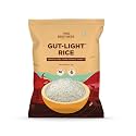 Two Brothers Ajara Ghansal Semi-Polished Rice 1 KG | Aromatic, GI Tagged Variety