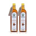 Two Farmers Organics Kacchi Ghani Yellow Mustard Oil Cold-Pressed & Unrefined – Extra Virgin Peeli Sarso Oil – 2L Pack