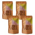 two little birds Chilli Garlic Lavash - Baked Not Fried, Lavash Sticks | Freshly Baked, Eggless, Handmade Flat Bread | No Added Preservatives, Palm Oil or Refined Sugar | 120 Grams (Pack of 4)