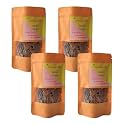 two little birds Nachni Crackers - Made with Ragi and Whole Wheat Flour| Baked Not Fried, Eggless, Handmade, Freshly Baked Snacks Chips| No Added Preservatives, Maida or Palm Oil| 120Grams (Pack of 4)