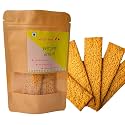 two little birds Peri Peri Lavash - Baked Not Fried, Lavash Sticks | Freshly Baked, Eggless, Handmade Flat Bread | No Added Preservatives, Palm Oil or Refined Sugar | 120 Grams (Pack of 1)