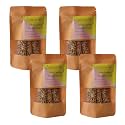 two little birds Whole Wheat Masala Lavash - Baked Not Fried, Lavash Sticks| Freshly Baked, Eggless, Handmade Flat Bread| No Added Preservatives, Palm Oil, Maida or Refined Sugar| 120 Grams(Pack of 4)