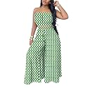 Two Piece Sets for Women Summer Outfits Crop Tops and Wide Leg Pants Sets Sexy Jumpsuits Vacation Outfits with Pockets